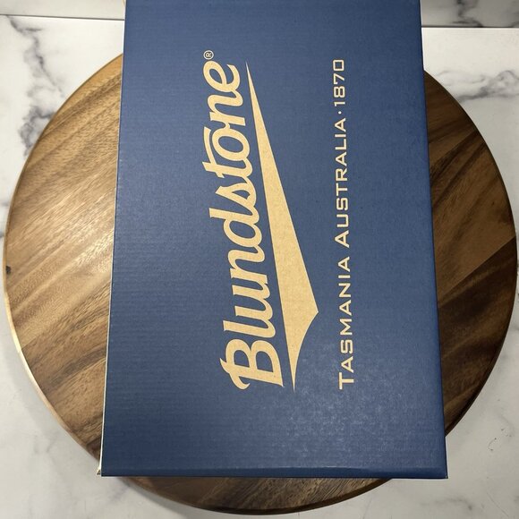 Blundstone Chelsea Ankle Boots Women Tan Sand Navy 2146 Sneaker Suede UK 4 US 7 - Picture 10 of 11